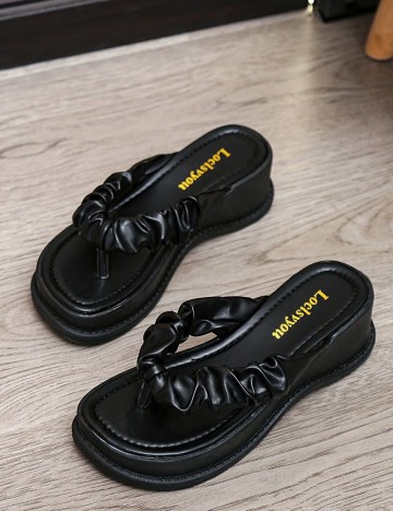 Slapi SHEIN, negru, 38