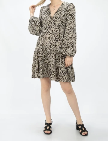 Rochie scurta SHEIN, crem, M