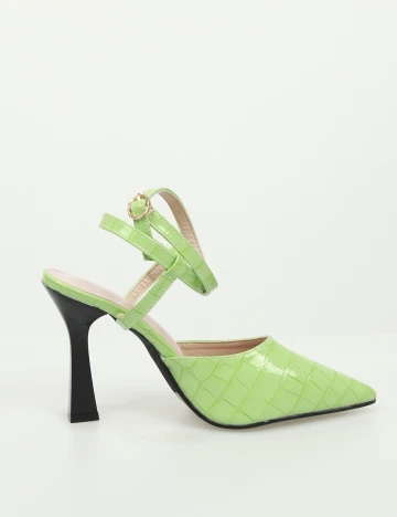 Pantofi SHEIN, verde, 39 Verde