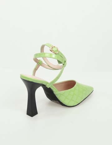 Pantofi SHEIN, verde, 39