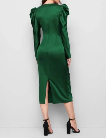 Rochie medie SHEIN, verde, M