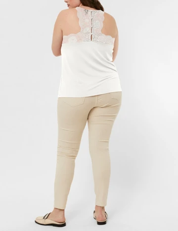 Maiou Vero Moda Curve, alb, L-48/50