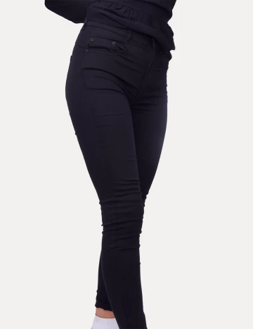 Pantaloni Pull&Bear, negru, 34 Negru