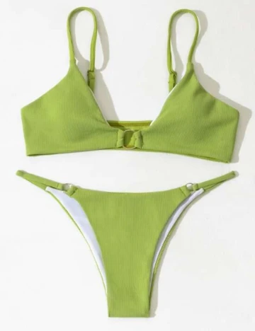 Costum de baie SHEIN, verde, XL