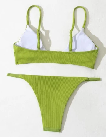 Costum de baie SHEIN, verde, XL