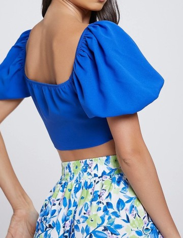 Top SHEIN, albastru, M