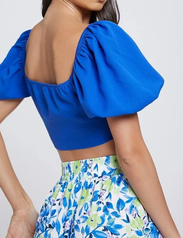 Top SHEIN, albastru, M