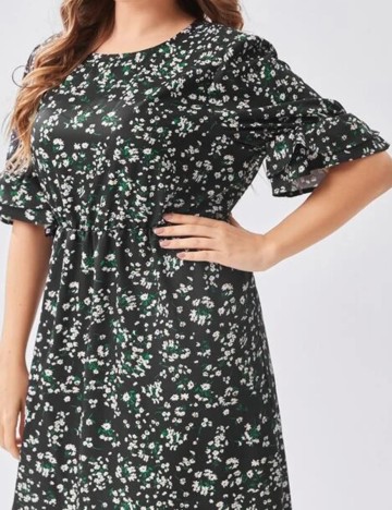 Rochie lunga SHEIN CURVE, negru, 3XL
