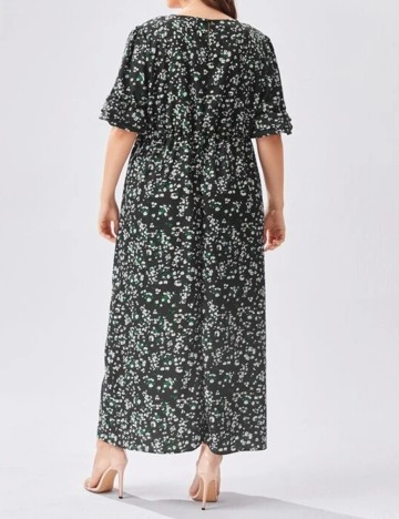 Rochie lunga SHEIN CURVE, negru, 3XL