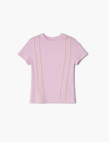 Tricou CROPP, lila, S