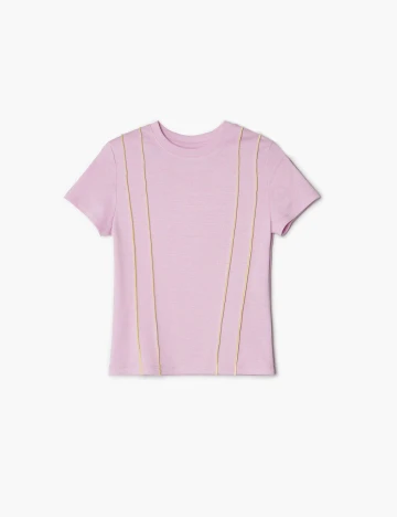 Tricou CROPP, lila, S