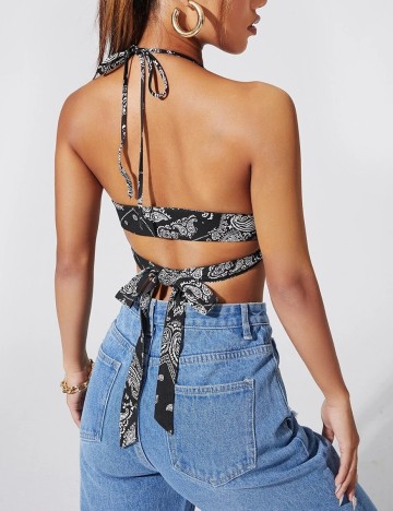 Top SHEIN, negru, M