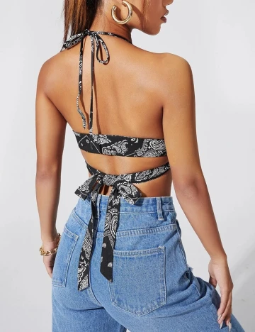 Top SHEIN, negru, M Negru