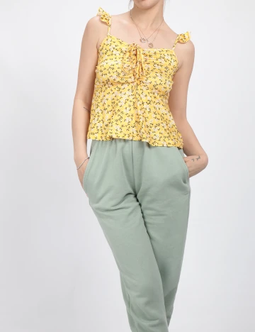 Top SHEIN, galben, S Galben