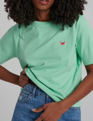 Tricou Sinsay, verde deschis, M