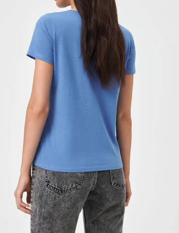 Tricou Sinsay, albastru, XS Albastru