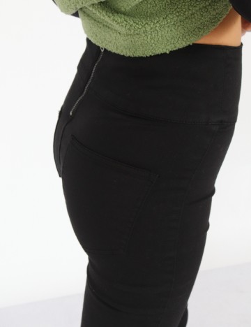 Blugi Pieces, negru, XS/S