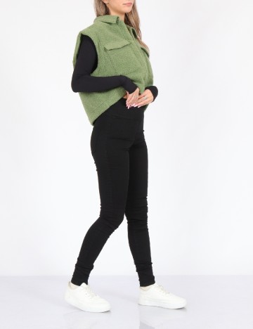 Blugi Pieces, negru, XS/S