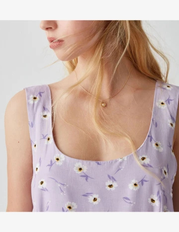 Rochie Pull&Bear, floral, L Floral print