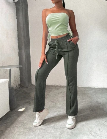 Top SHEIN, verde, S