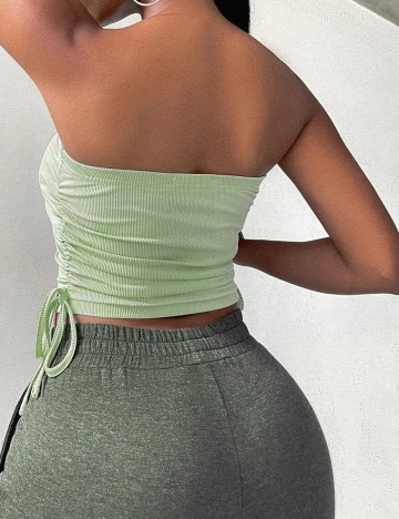 Top SHEIN, verde, S