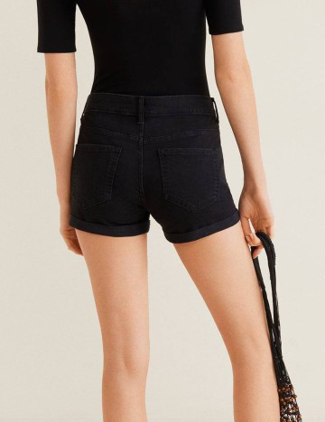 Pantaloni Scurti Mango, negru, 34