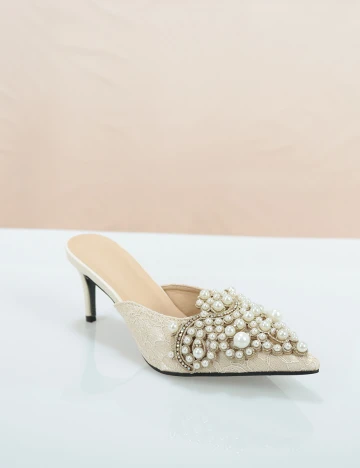 Pantofi SHEIN, crem, 38