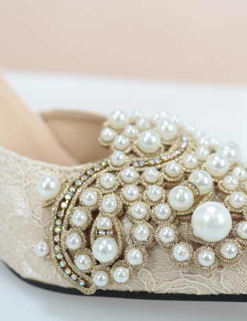 Pantofi SHEIN, crem, 38