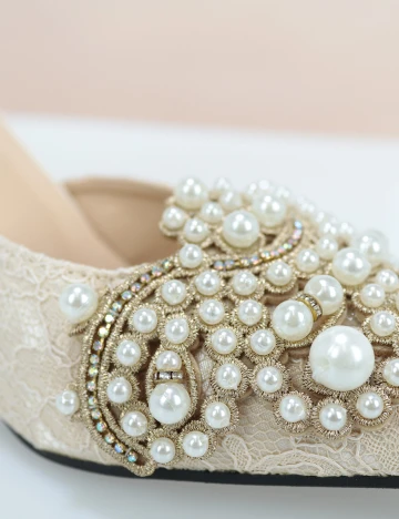 Pantofi SHEIN, crem, 38