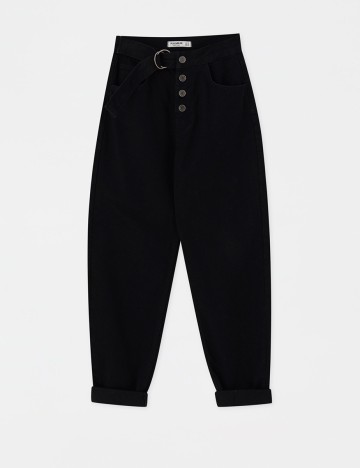 Blugi Pull&Bear, negru, 34