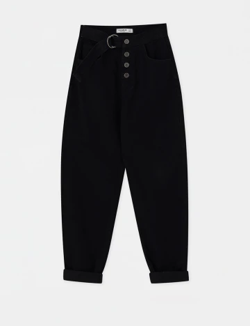 Blugi Pull&Bear, negru, 34