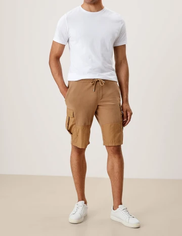 Pantaloni scurti s.Oliver, maro, M
