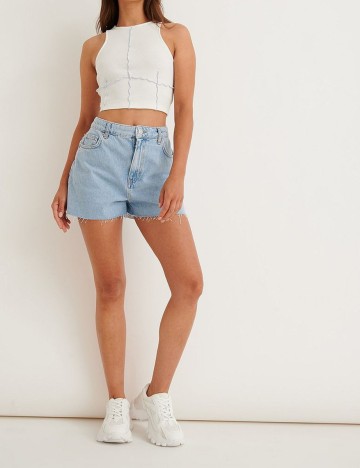 Pantaloni scurti NA-KD, albastru, 34