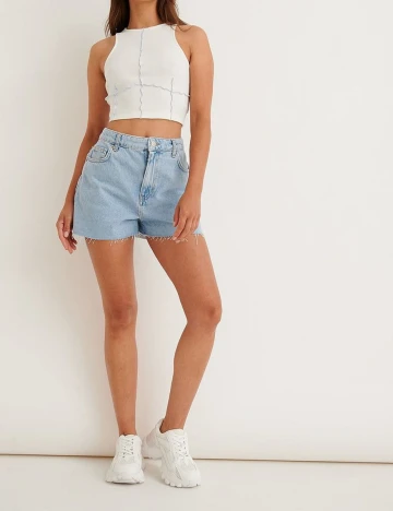Pantaloni scurti NA-KD, albastru, 34