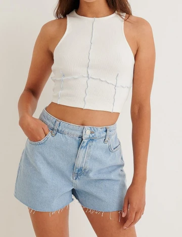 Pantaloni scurti NA-KD, albastru, 34