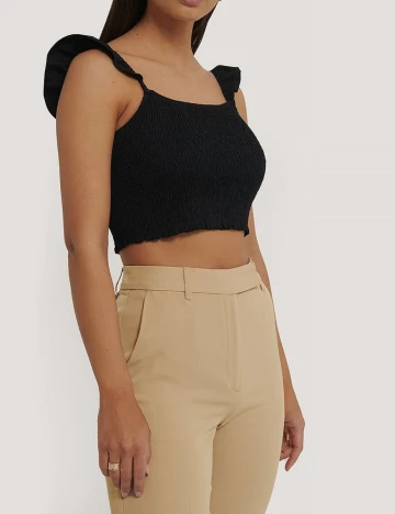 Top NA-KD, negru, 42 Negru