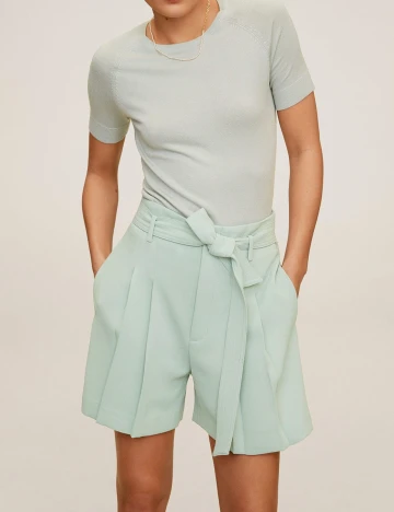 Pantaloni scurti Mango, verde, 34