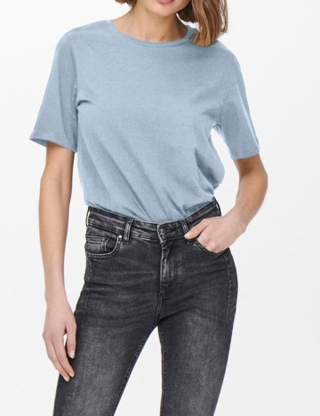 Tricou Only, albastru, M