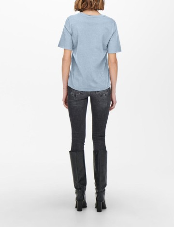 Tricou Only, albastru, M