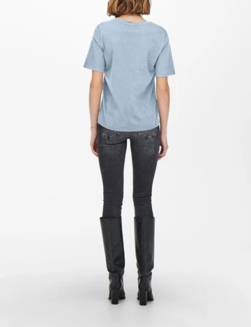 Tricou Only, albastru, M Albastru