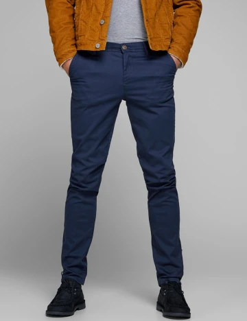 Pantaloni Jack&Jones, bleumarin