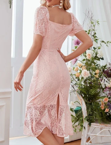 Rochie medie SHEIN, roz, S