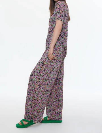 Pantaloni Reserved, floral, S