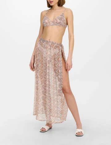 Fusta de plaja Only, bej, M/L