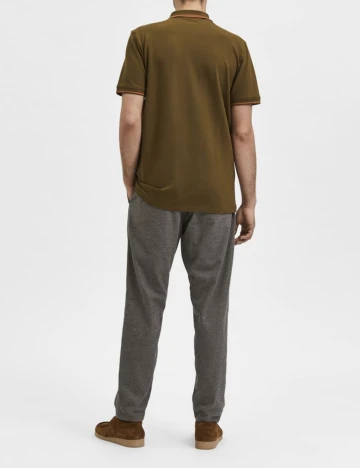 Tricou Selected, kaki, L