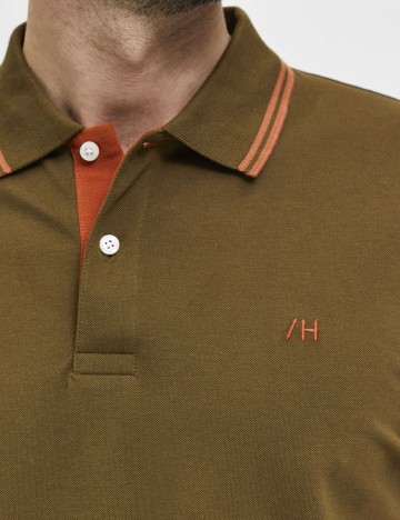 Tricou Selected, kaki, L