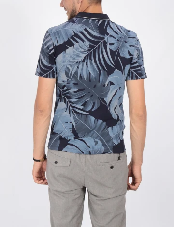 Tricou Reserved, albastru, S