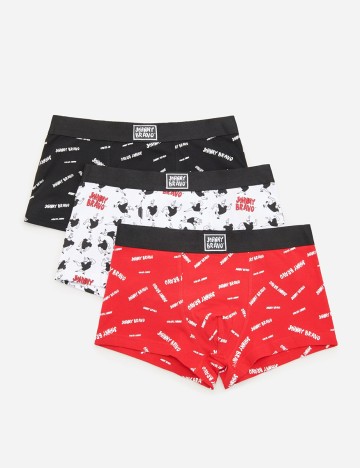 Set boxeri Reserved, alb/negru/rosu, XXL