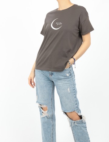 Tricou Reserved, gri, M