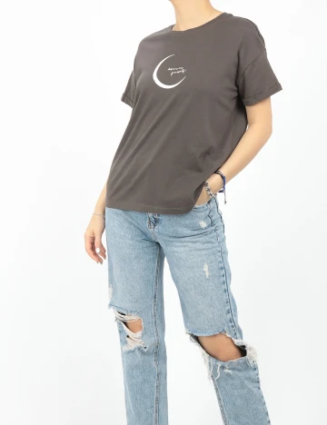 Tricou Reserved, gri, M